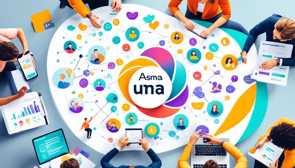 Ummense e Asana para colaboração em equipe